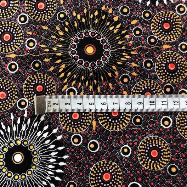 RED ONION DREAMING Aborigines Stoff aus Australien